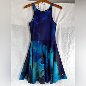 Grassroots California Women Med Dress High Tide Tank Skater Mini Fit and Flare